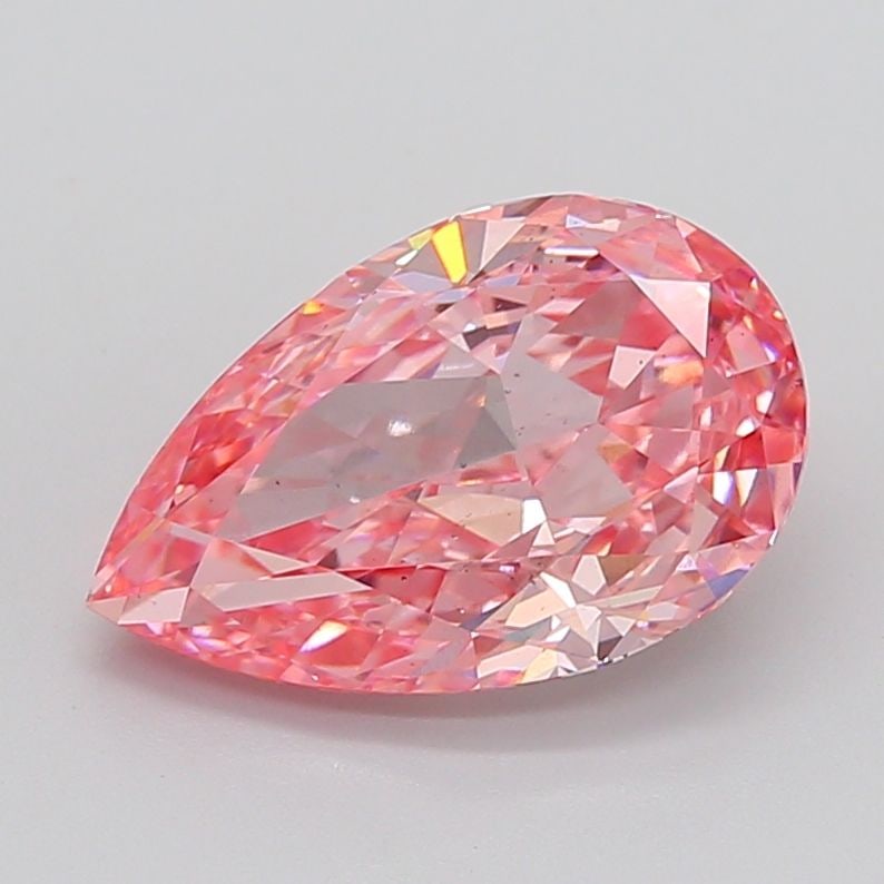 Loose Diamond - PEAR 5.09ct Fancy Intense Pink SI1: Loose Diamond - PEAR 5.09ct Fancy Intense Pink SI1 Source: This is a real non-mined Diamond that has been grown in a lab Shape: PEAR Carats: 5.09 Color: Fancy Intense Pink Certification: IGI Video: