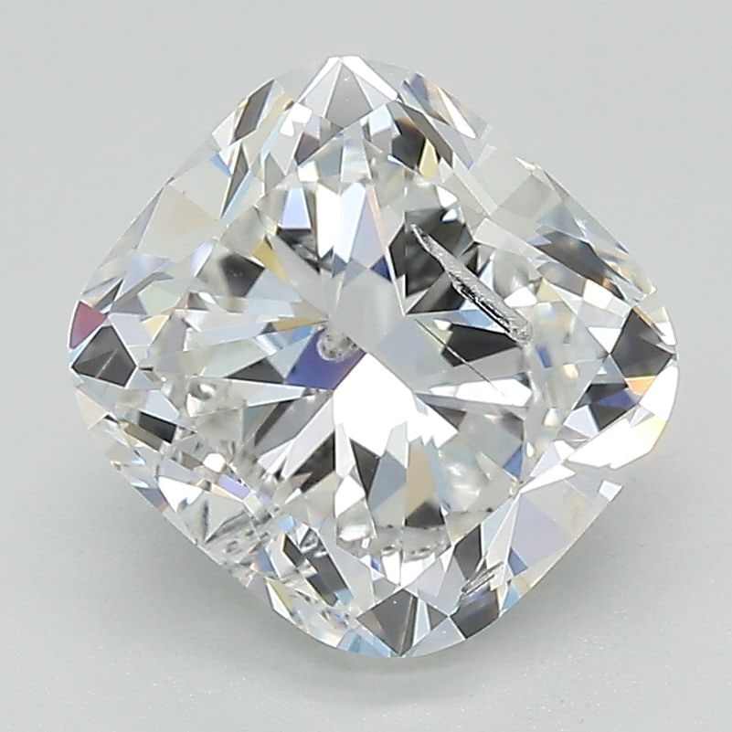 Loose Diamond - CUSHION MODIFIED 3.02ct G SI2: Loose Diamond - CUSHION MODIFIED 3.02ct G SI2 Source: This is a real non-mined Diamond that has been grown in a lab Shape: CUSHION MODIFIED Carats: 3.02 Color: G Clarity: SI2 Certification: IGI