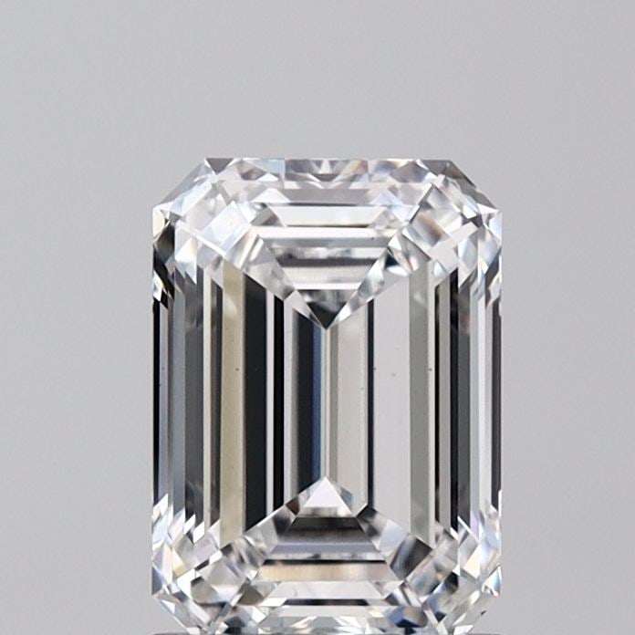 Loose Diamond - EMERALD 1.57ct E VS1: Loose Diamond - EMERALD 1.57ct E VS1 Source: This is a real non-mined Diamond that has been grown in a lab Shape: EMERALD Carats: 1.57 Color: E Clarity: VS1 Certification: IGI Video: