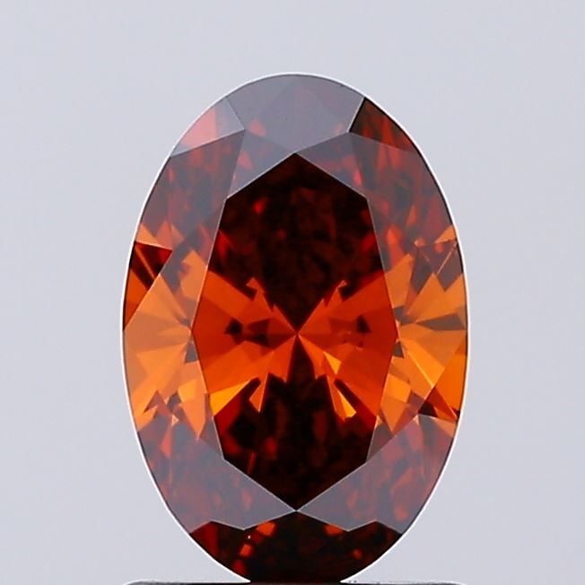 Loose Diamond - OVAL 1.02ct Fancy Vivid Red VS1: Loose Diamond - OVAL 1.02ct Fancy Vivid Red VS1 Source: This is a real non-mined Diamond that has been grown in a lab Shape: OVAL Carats: 1.02 Color: Fancy Vivid Red Certification: NONE Video: