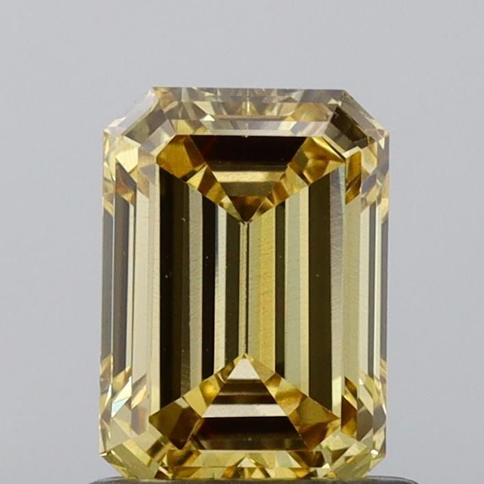 Loose Diamond - EMERALD 1.03ct Fancy Vivid Yellow VS1: Loose Diamond - EMERALD 1.03ct Fancy Vivid Yellow VS1 Source: This is a real non-mined Diamond that has been grown in a lab Shape: EMERALD Carats: 1.03 Color: Fancy Vivid Yellow Certification: NONE