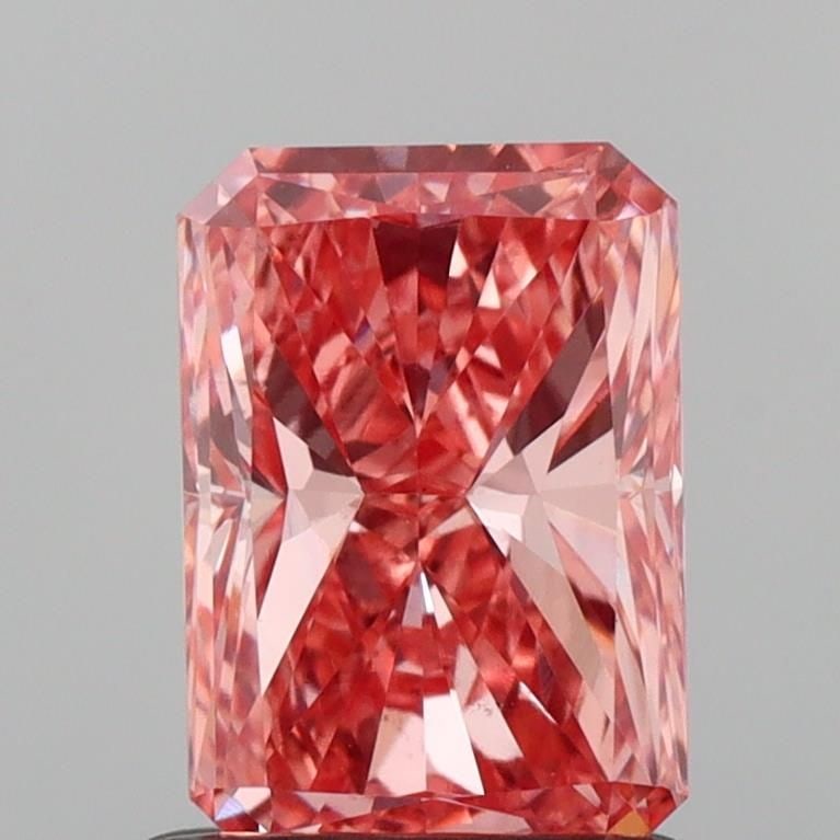 Loose Diamond - RADIANT 1.09ct Fancy Vivid Pink VS1: Loose Diamond - RADIANT 1.09ct Fancy Vivid Pink VS1 Source: This is a real non-mined Diamond that has been grown in a lab Shape: RADIANT Carats: 1.09 Color: Fancy Vivid Pink Certification: IGI