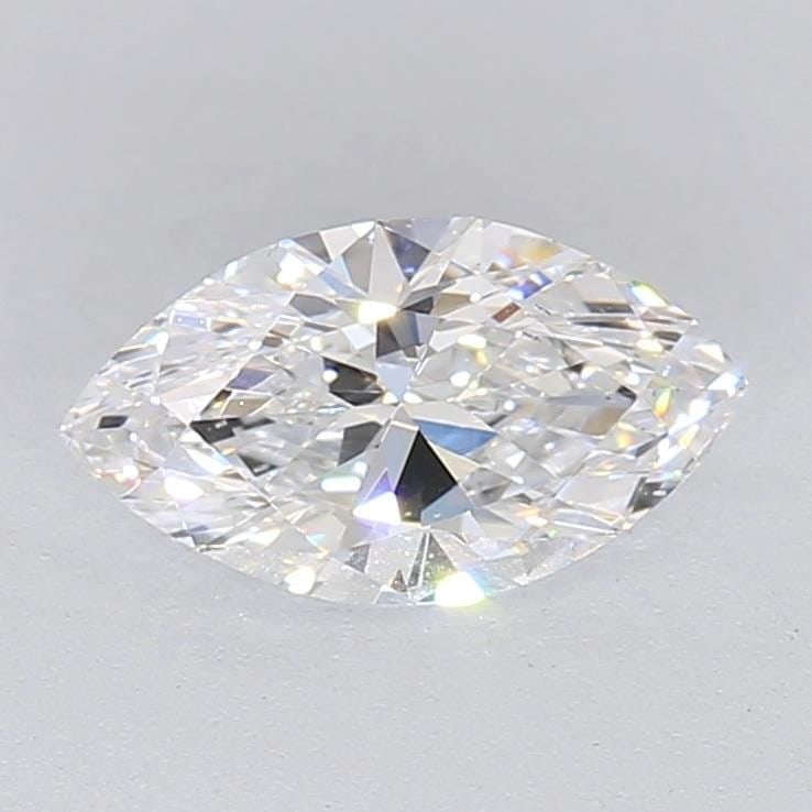 Loose Diamond - MARQUISE 0.42ct D VS2: Loose Diamond - MARQUISE 0.42ct D VS2 Source: This is a real non-mined Diamond that has been grown in a lab Shape: MARQUISE Carats: 0.42 Color: D Clarity: VS2 Certification: GCAL Video: Video Link 