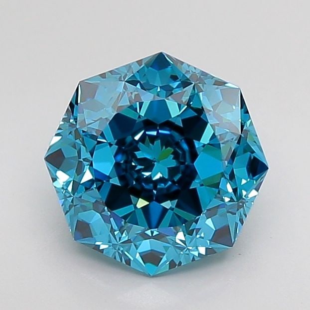 Loose Diamond - OCTAGONAL 3.06ct Fancy Vivid Blue VVS2: Loose Diamond - OCTAGONAL 3.06ct Fancy Vivid Blue VVS2 Source: This is a real non-mined Diamond that has been grown in a lab Shape: OCTAGONAL Carats: 3.06 Color: Fancy Vivid Blue Certification: IGI