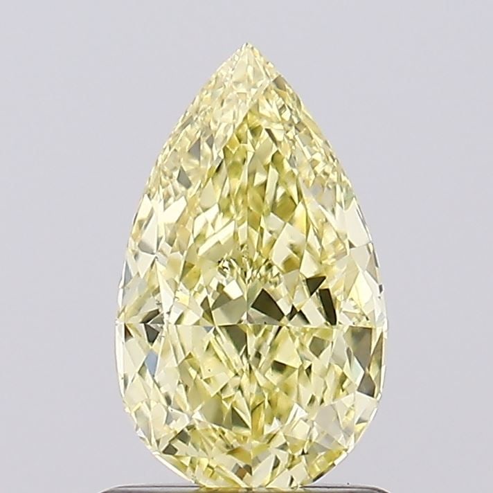 Loose Diamond - PEAR 1.09ct Fancy Intense Yellow VS1: Loose Diamond - PEAR 1.09ct Fancy Intense Yellow VS1 Source: This is a real non-mined Diamond that has been grown in a lab Shape: PEAR Carats: 1.09 Color: Fancy Intense Yellow Certification: IGI