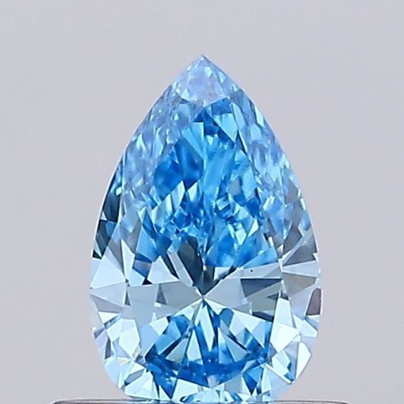Loose Diamond - PEAR 0.46ct Fancy Vivid Blue VS1: Loose Diamond - PEAR 0.46ct Fancy Vivid Blue VS1 Source: This is a real non-mined Diamond that has been grown in a lab Shape: PEAR Carats: 0.46 Color: Fancy Vivid Blue Certification: IGI Video: