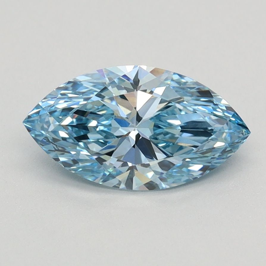 Loose Diamond - MARQUISE 0.98ct Fancy Vivid Blue VVS2: Loose Diamond - MARQUISE 0.98ct Fancy Vivid Blue VVS2 Source: This is a real non-mined Diamond that has been grown in a lab Shape: MARQUISE Carats: 0.98 Color: Fancy Vivid Blue Certification: IGI Vide