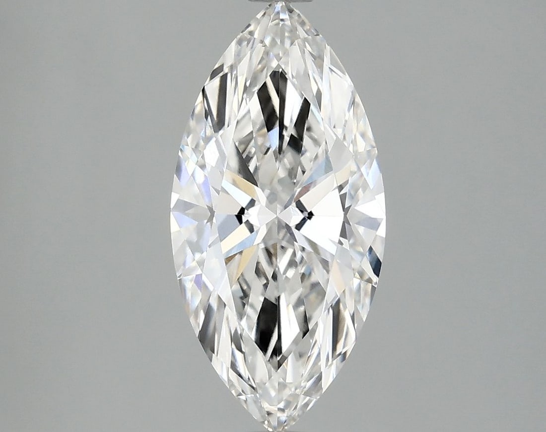 Loose Diamond - MARQUISE 2.1ct F VVS1: Loose Diamond - MARQUISE 2.1ct F VVS1 Source: This is a real non-mined Diamond that has been grown in a lab Shape: MARQUISE Carats: 2.1 Color: F Clarity: VVS1 Certification: IGI Video: