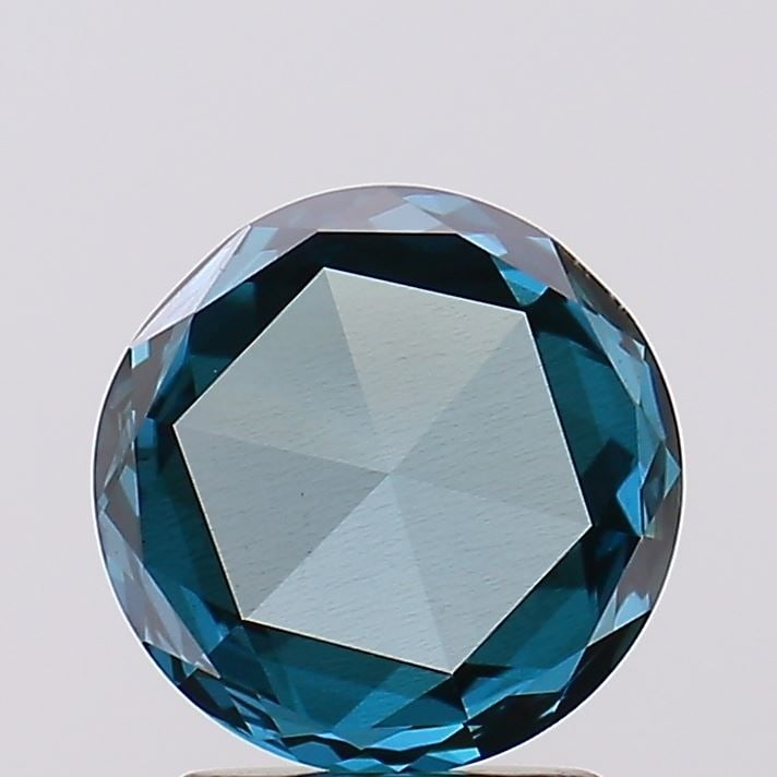 Loose Diamond - ROSE 1.24ct Fancy Vivid Blue VS2: Loose Diamond - ROSE 1.24ct Fancy Vivid Blue VS2 Source: This is a real non-mined Diamond that has been grown in a lab Shape: ROSE Carats: 1.24 Color: Fancy Vivid Blue Certification: NONE Video: