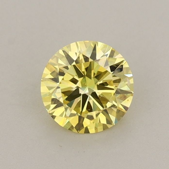 Loose Diamond - ROUND 0.54ct Fancy Intense Yellow VS2: Loose Diamond - ROUND 0.54ct Fancy Intense Yellow VS2 Source: This is a real non-mined Diamond that has been grown in a lab Shape: ROUND Carats: 0.54 Color: Fancy Intense Yellow Certification: IGI