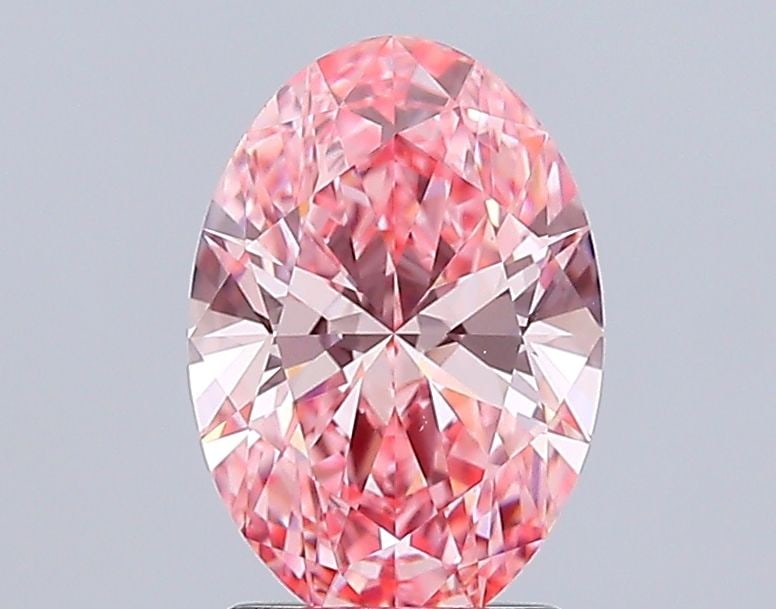 Loose Diamond - OVAL 2.05ct Fancy Vivid Pink VS1: Loose Diamond - OVAL 2.05ct Fancy Vivid Pink VS1 Source: This is a real non-mined Diamond that has been grown in a lab Shape: OVAL Carats: 2.05 Color: Fancy Vivid Pink Certification: IGI Video: