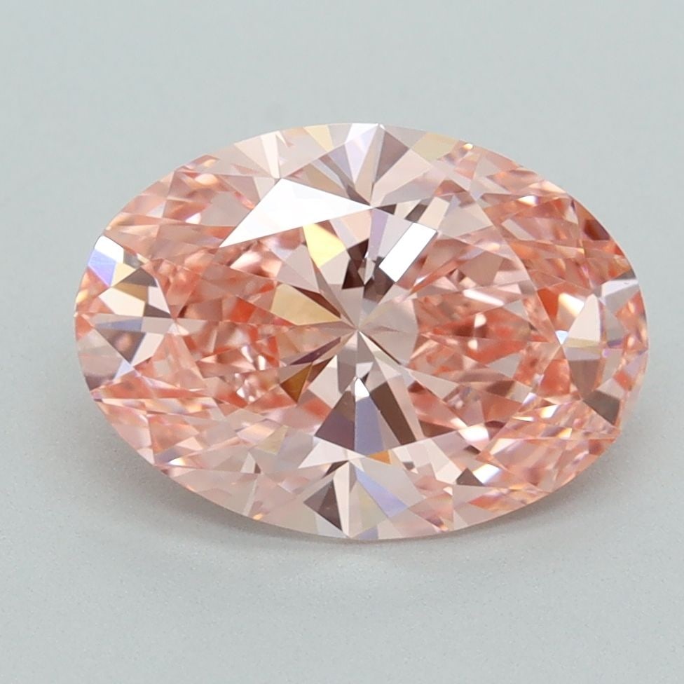 Loose Diamond - OVAL 2.93ct Fancy Vivid Pink VVS2: Loose Diamond - OVAL 2.93ct Fancy Vivid Pink VVS2 Source: This is a real non-mined Diamond that has been grown in a lab Shape: OVAL Carats: 2.93 Color: Fancy Vivid Pink Certification: IGI Video: