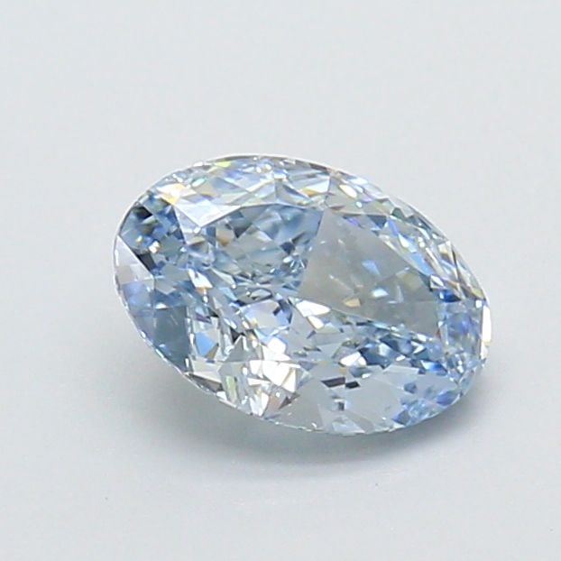Loose Diamond - OVAL 1.02ct Fancy Intense Blue VS1: Loose Diamond - OVAL 1.02ct Fancy Intense Blue VS1 Source: This is a real non-mined Diamond that has been grown in a lab Shape: OVAL Carats: 1.02 Color: Fancy Intense Blue Certification: IGI Video: