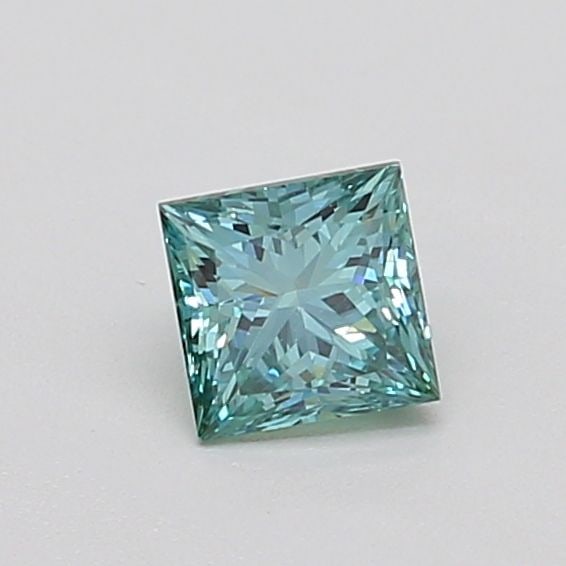 Loose Diamond - PRINCESS 0.4ct Fancy Vivid Green VVS2 (1 of 1)