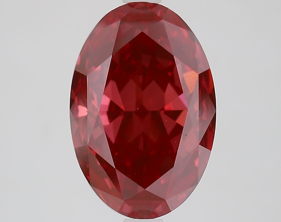 Loose Diamond - OVAL 3.59ct Fancy Vivid Pink VVS2 (1 of 1)