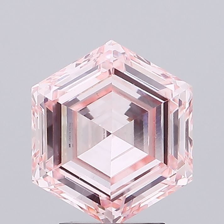 Loose Diamond - HEXAGONAL 3.06ct Fancy Intense Pink VS1 (1 of 1)