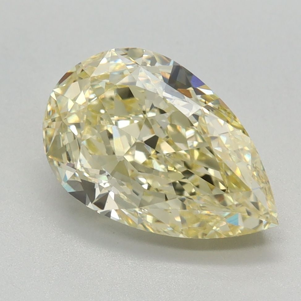 Loose Diamond - PEAR 2.1ct Fancy Intense Yellow VVS2: Loose Diamond - PEAR 2.1ct Fancy Intense Yellow VVS2 Source: This is a real non-mined Diamond that has been grown in a lab Shape: PEAR Carats: 2.1 Color: Fancy Intense Yellow Certification: IGI