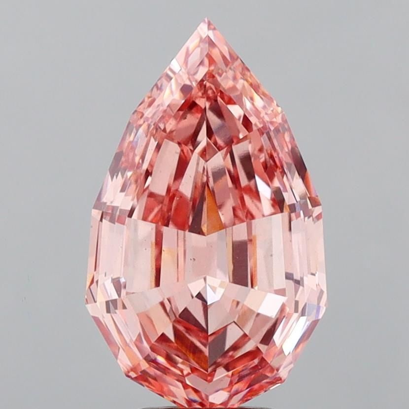 Loose Diamond - PEAR 5.91ct Fancy Intense Pink VS1: Loose Diamond - PEAR 5.91ct Fancy Intense Pink VS1 Source: This is a real non-mined Diamond that has been grown in a lab Shape: PEAR Carats: 5.91 Color: Fancy Intense Pink Certification: IGI Video:
