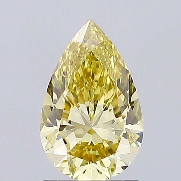 Loose Diamond - PEAR 1.09ct Fancy Intense Yellow VS1: Loose Diamond - PEAR 1.09ct Fancy Intense Yellow VS1 Source: This is a real non-mined Diamond that has been grown in a lab Shape: PEAR Carats: 1.09 Color: Fancy Intense Yellow Certification: IGI