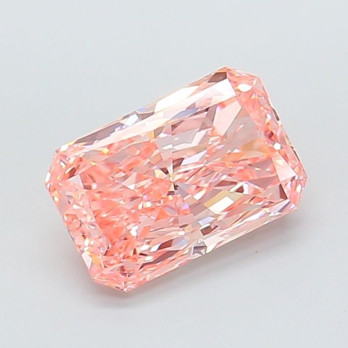 Loose Diamond - RADIANT 3.44ct Fancy Vivid Pink VS1: Loose Diamond - RADIANT 3.44ct Fancy Vivid Pink VS1 Source: This is a real non-mined Diamond that has been grown in a lab Shape: RADIANT Carats: 3.44 Color: Fancy Vivid Pink Certification: IGI