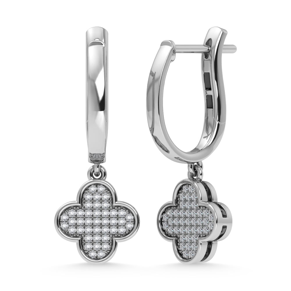 14K White Gold Diamond 1/6.Ct. Tw. Fashion Earrings: 14K White Gold Diamond 1/6.Ct. Tw. Fashion Earrings 14k White Gold Stone Color: G-h Stone Clarity: Si3 This item may take 2-5 weeks for shipping. The Diamond Depot Guarantee: All items in this auction