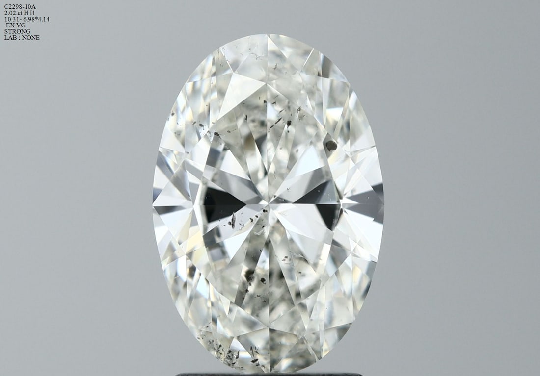 Loose Diamond - OVAL 2.02ct H I1 (1 of 1)