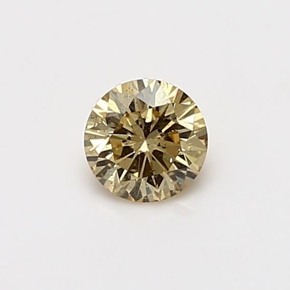 Loose Diamond - ROUND 0.4ct Fancy Orangey Yellow I1: Loose Diamond - ROUND 0.4ct Fancy Orangey Yellow I1 Source: Natural Shape: ROUND Carats: 0.4 Color: Fancy Orangey Yellow Certification: GIA Video: