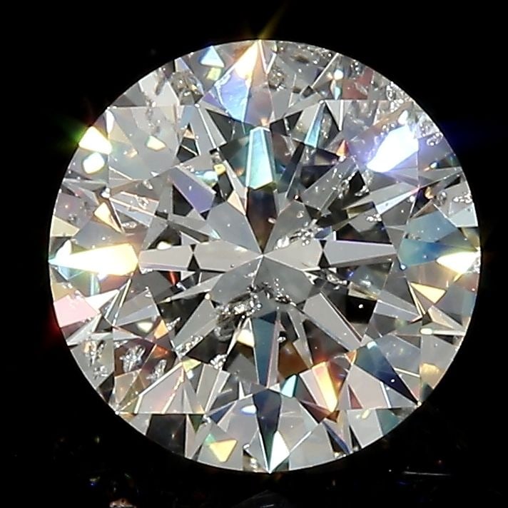 Loose Diamond - ROUND 2.21ct J I2: Loose Diamond - ROUND 2.21ct J I2 Source: Natural Shape: ROUND Carats: 2.21 Color: J Clarity: I2 Certification: GIA Video: