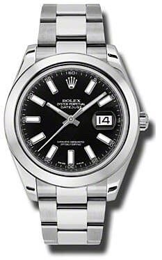2015 Rolex Datejust Ref 116300 Black Stick Dial Oyster Bracelet with Card: 2015 Rolex Datejust Ref 116300 Black Stick Dial Oyster Bracelet with Card This is a Rolex Datejust men's watch, reference number 116300. It features a black stick dial, a smooth bezel, and comes with