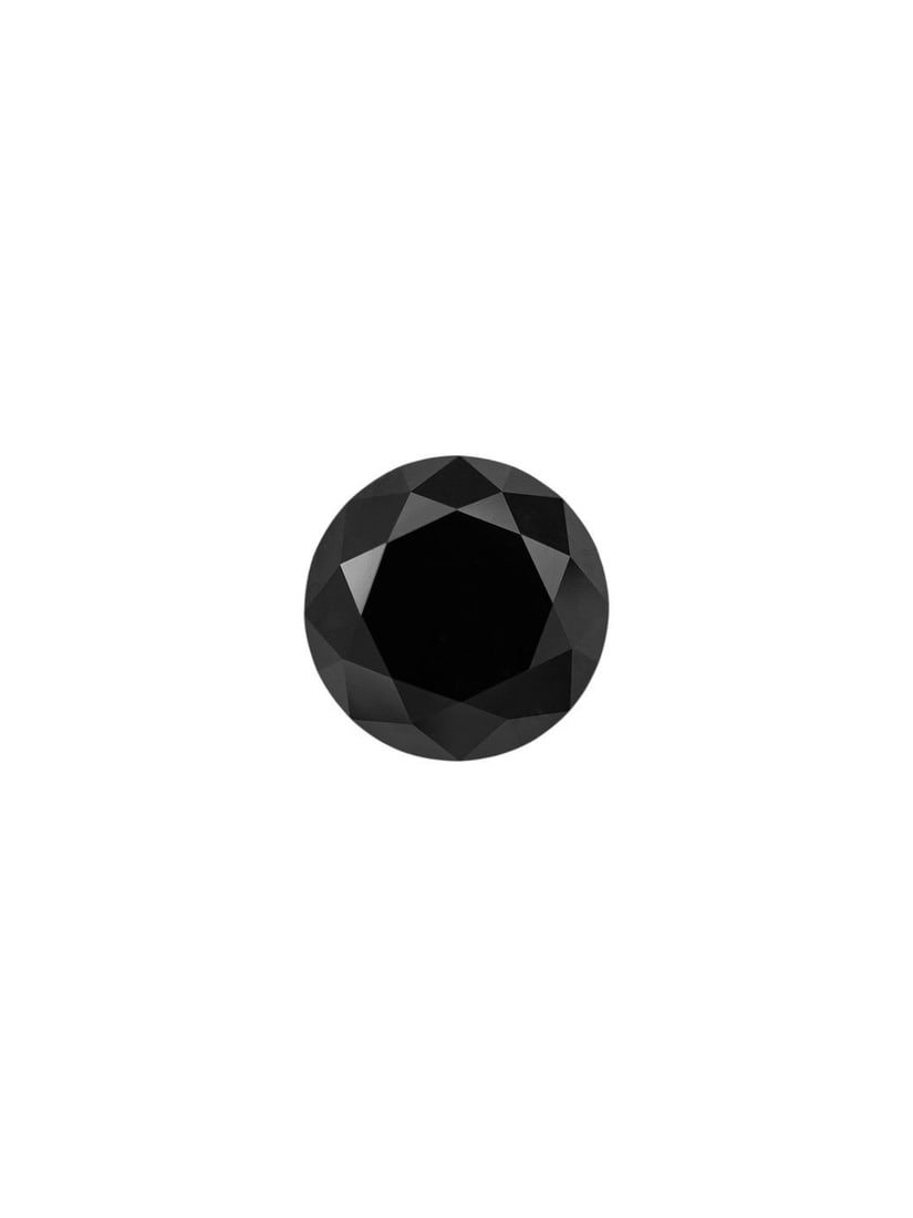 Loose Diamond - ROUND 0.76ct Fancy Black VVS2: Loose Diamond - ROUND 0.76ct Fancy Black VVS2 Source: Natural Shape: ROUND Carats: 0.76 Color: Fancy Black Certification: NONE The Diamond Depot Guarantee: All items in this auction are guaranteed to