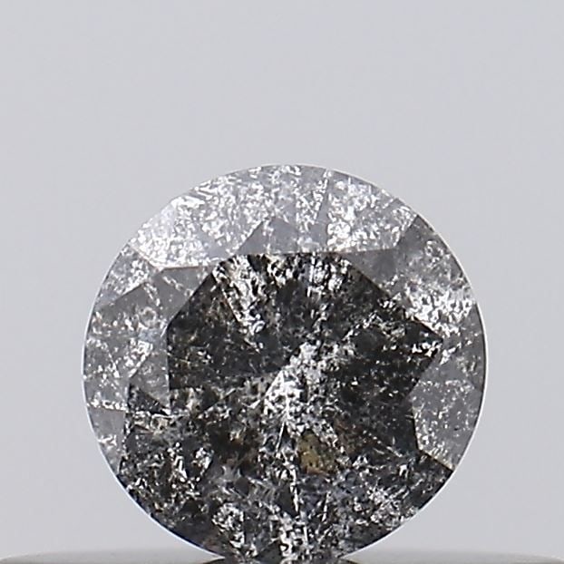 Loose Diamond - ROUND 0.23ct Salt and Pepper I3: Loose Diamond - ROUND 0.23ct Salt and Pepper I3 Source: Natural Shape: ROUND Carats: 0.23 Color: Salt and Pepper Certification: NONE Video: