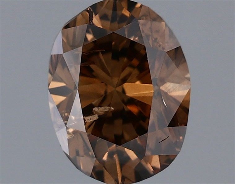 Loose Diamond - OVAL 1.08ct Fancy Dark Orangey Brown: Loose Diamond - OVAL 1.08ct Fancy Dark Orangey Brown Source: Natural Shape: OVAL Carats: 1.08 Color: Fancy Dark Orangey Brown Certification: GIA Video: