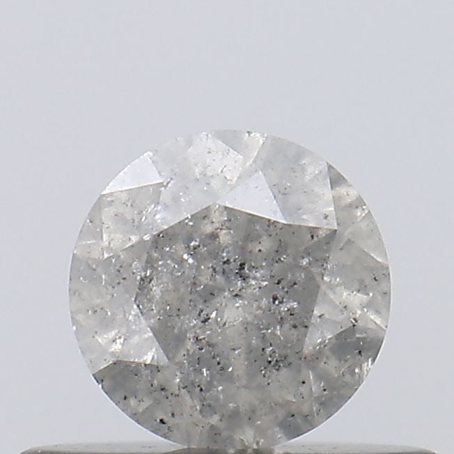 Loose Diamond - ROUND 0.37ct Salt and Pepper I3: Loose Diamond - ROUND 0.37ct Salt and Pepper I3 Source: Natural Shape: ROUND Carats: 0.37 Color: Salt and Pepper Certification: NONE Video: