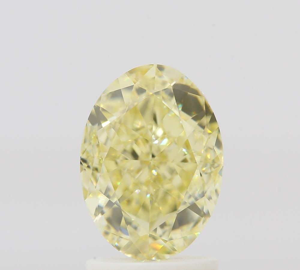 Loose Diamond - OVAL 2.15ct Fancy Light Yellow IF: Loose Diamond - OVAL 2.15ct Fancy Light Yellow IF Source: Natural Shape: OVAL Carats: 2.15 Color: Fancy Light Yellow Certification: GIA Video: