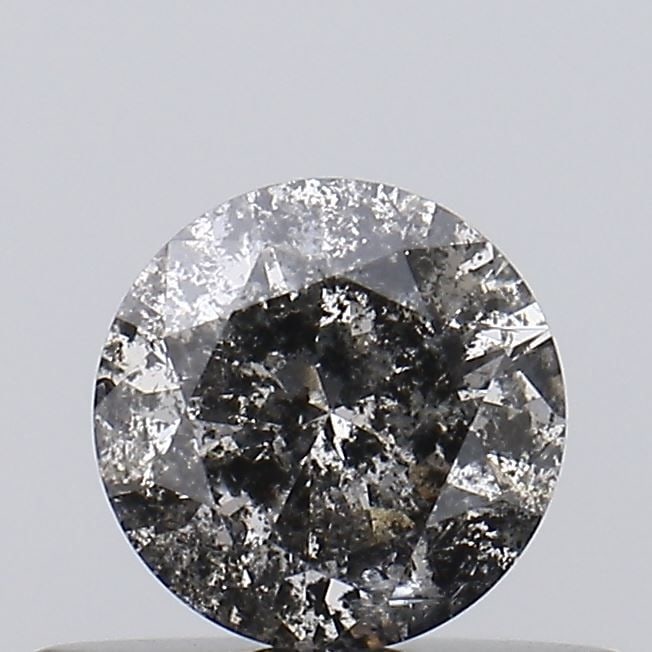 Loose Diamond - ROUND 0.36ct Salt and Pepper I3: Loose Diamond - ROUND 0.36ct Salt and Pepper I3 Source: Natural Shape: ROUND Carats: 0.36 Color: Salt and Pepper Certification: NONE Video:
