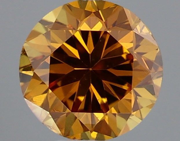 Loose Diamond - ROUND 0.33ct Fancy Deep Brownish Yellowish Orange: Loose Diamond - ROUND 0.33ct Fancy Deep Brownish Yellowish Orange Source: Natural Shape: ROUND Carats: 0.33 Color: Fancy Deep Brownish Yellowish Orange Certification: GIA Video: