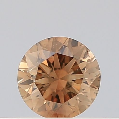 Loose Diamond - ROUND 0.21ct Fancy Brown SI1: Loose Diamond - ROUND 0.21ct Fancy Brown SI1 Source: Natural Shape: ROUND Carats: 0.21 Color: Fancy Brown Certification: NONE Video: