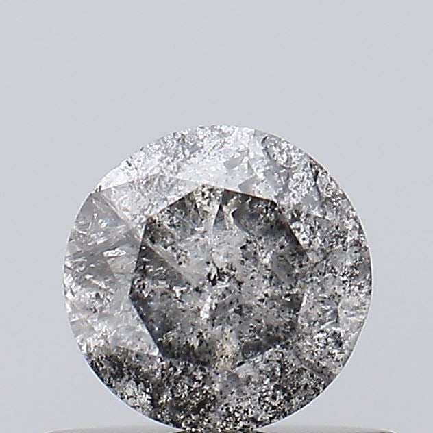 Loose Diamond - ROUND 0.47ct Salt and Pepper I3: Loose Diamond - ROUND 0.47ct Salt and Pepper I3 Source: Natural Shape: ROUND Carats: 0.47 Color: Salt and Pepper Certification: NONE Video:
