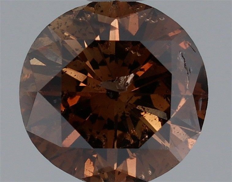 Loose Diamond - ROUND 1.23ct Fancy Dark Brown: Loose Diamond - ROUND 1.23ct Fancy Dark Brown Source: Natural Shape: ROUND Carats: 1.23 Color: Fancy Dark Brown Certification: GIA Video: