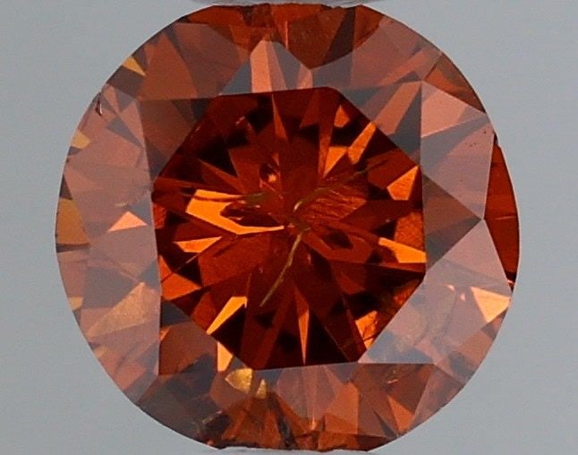 Loose Diamond - ROUND 0.57ct Fancy Deep Brownish Orange: Loose Diamond - ROUND 0.57ct Fancy Deep Brownish Orange Source: Natural Shape: ROUND Carats: 0.57 Color: Fancy Deep Brownish Orange Certification: GIA Video: