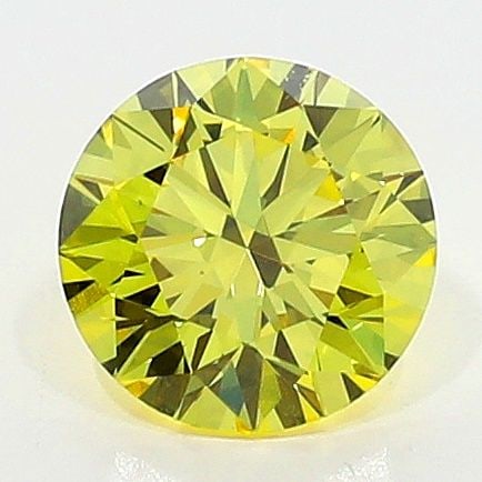 Loose Diamond - ROUND 0.34ct Fancy Vivid Yellow VS1: Loose Diamond - ROUND 0.34ct Fancy Vivid Yellow VS1 Source: Natural Shape: ROUND Carats: 0.34 Color: Fancy Vivid Yellow Certification: GIA The Diamond Depot Guarantee: All items in this auction are gu