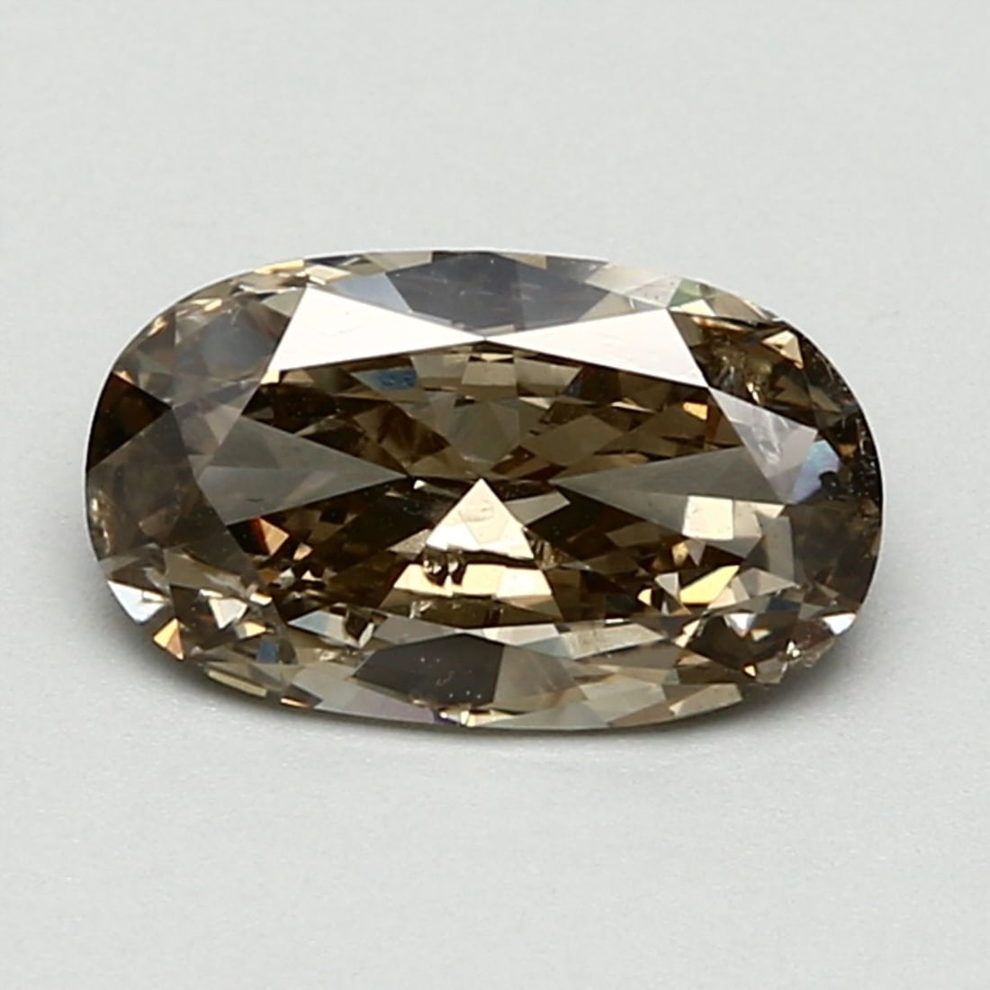Loose Diamond - OVAL 1.55ct Fancy Dark Greenish Yellow Brown: Loose Diamond - OVAL 1.55ct Fancy Dark Greenish Yellow Brown Source: Natural Shape: OVAL Carats: 1.55 Color: Fancy Dark Greenish Yellow Brown Certification: GIA Video: