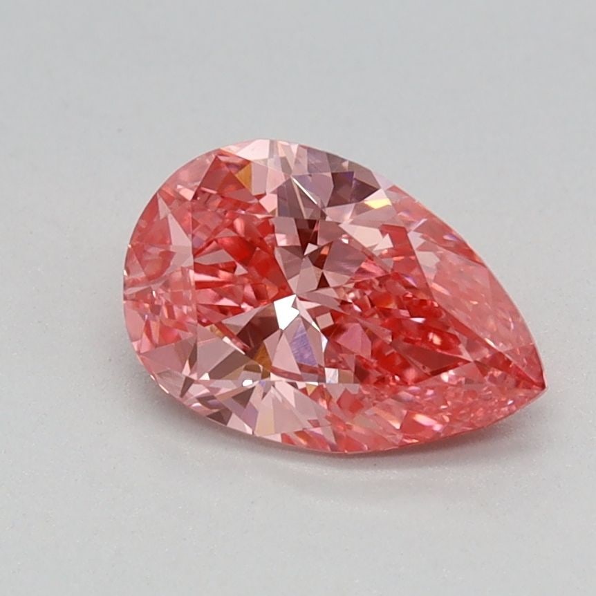 Loose Diamond - PEAR 0.72ct Fancy Vivid Pink VS1: Loose Diamond - PEAR 0.72ct Fancy Vivid Pink VS1 Source: This is a real non-mined Diamond that has been grown in a lab Shape: PEAR Carats: 0.72 Color: Fancy Vivid Pink Certification: IGI Video:
