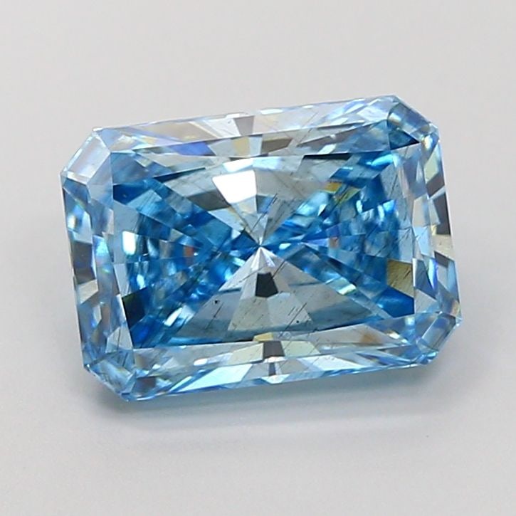 Loose Diamond - RADIANT 3.01ct Fancy Vivid Blue SI2 (1 of 1)