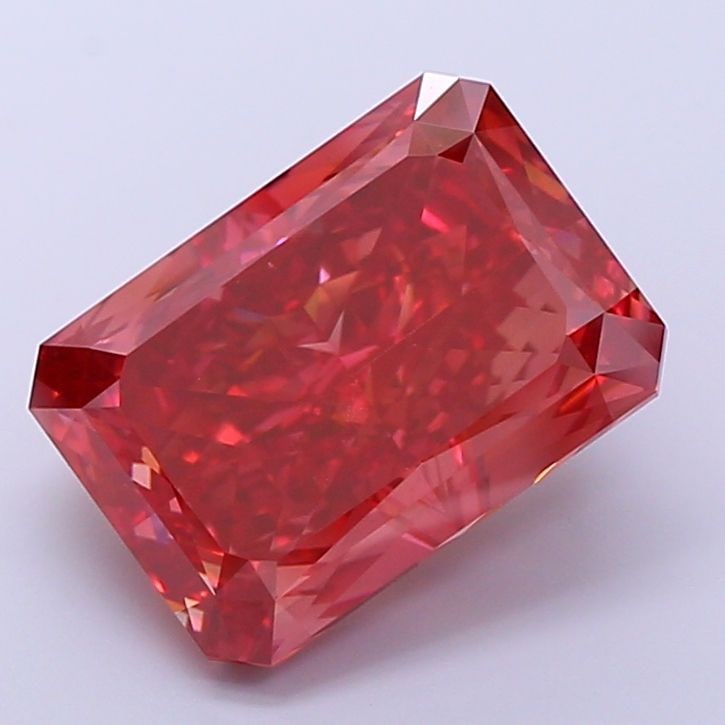 Loose Diamond - RADIANT 11.01ct Fancy Vivid Red VS1 (1 of 1)