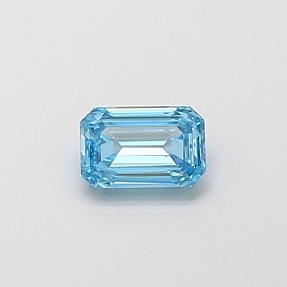 Loose Diamond - EMERALD 0.3ct Fancy Vivid Blue VS2 (1 of 1)
