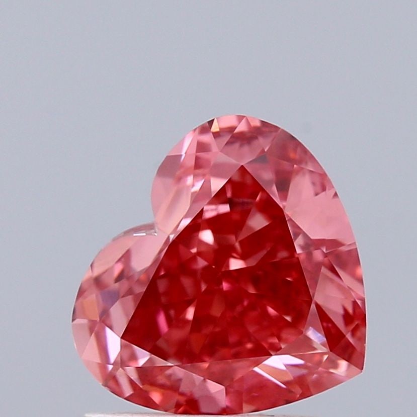 Loose Diamond - HEART 1.74ct Fancy Vivid Pink VVS2: Loose Diamond - HEART 1.74ct Fancy Vivid Pink VVS2 Source: This is a real non-mined Diamond that has been grown in a lab Shape: HEART Carats: 1.74 Color: Fancy Vivid Pink Certification: IGI Video: