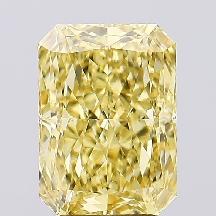 Loose Diamond - RADIANT 4.13ct Fancy Vivid Yellow SI1: Loose Diamond - RADIANT 4.13ct Fancy Vivid Yellow SI1 Source: This is a real non-mined Diamond that has been grown in a lab Shape: RADIANT Carats: 4.13 Color: Fancy Vivid Yellow Certification: IGI