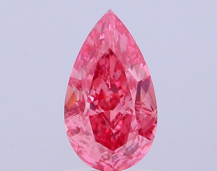 Loose Diamond - PEAR 2.01ct Fancy Vivid Pink SI2: Loose Diamond - PEAR 2.01ct Fancy Vivid Pink SI2 Source: This is a real non-mined Diamond that has been grown in a lab Shape: PEAR Carats: 2.01 Color: Fancy Vivid Pink Certification: IGI The