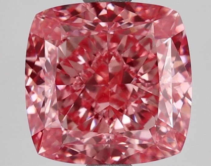 Loose Diamond - CUSHION MODIFIED 2.63ct Fancy Vivid Pink VS1: Loose Diamond - CUSHION MODIFIED 2.63ct Fancy Vivid Pink VS1 Source: This is a real non-mined Diamond that has been grown in a lab Shape: CUSHION MODIFIED Carats: 2.63 Color: Fancy Vivid Pink